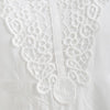 Floral Embroidery Hollow Out Shirt