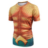Fish Scales Printed Casual Short Sleeves T-shirt