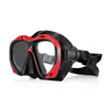 WHALE MK2600 + SK900 Professional Adult Diving Silicone Mask Glasses Snorkel Set