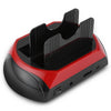 ESATA Dual IDE SATA OTB HUB USB 2.0 Reader HDD Docking Station Card Reader EU Plug