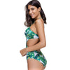 Palm Leaf Print Monokini Swimsuit