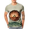 3D Tree Of Life Print Short Sleeve T-shirt
