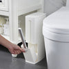 Multifunction Narrow Type Plastic Trash Can with Toilet Brush