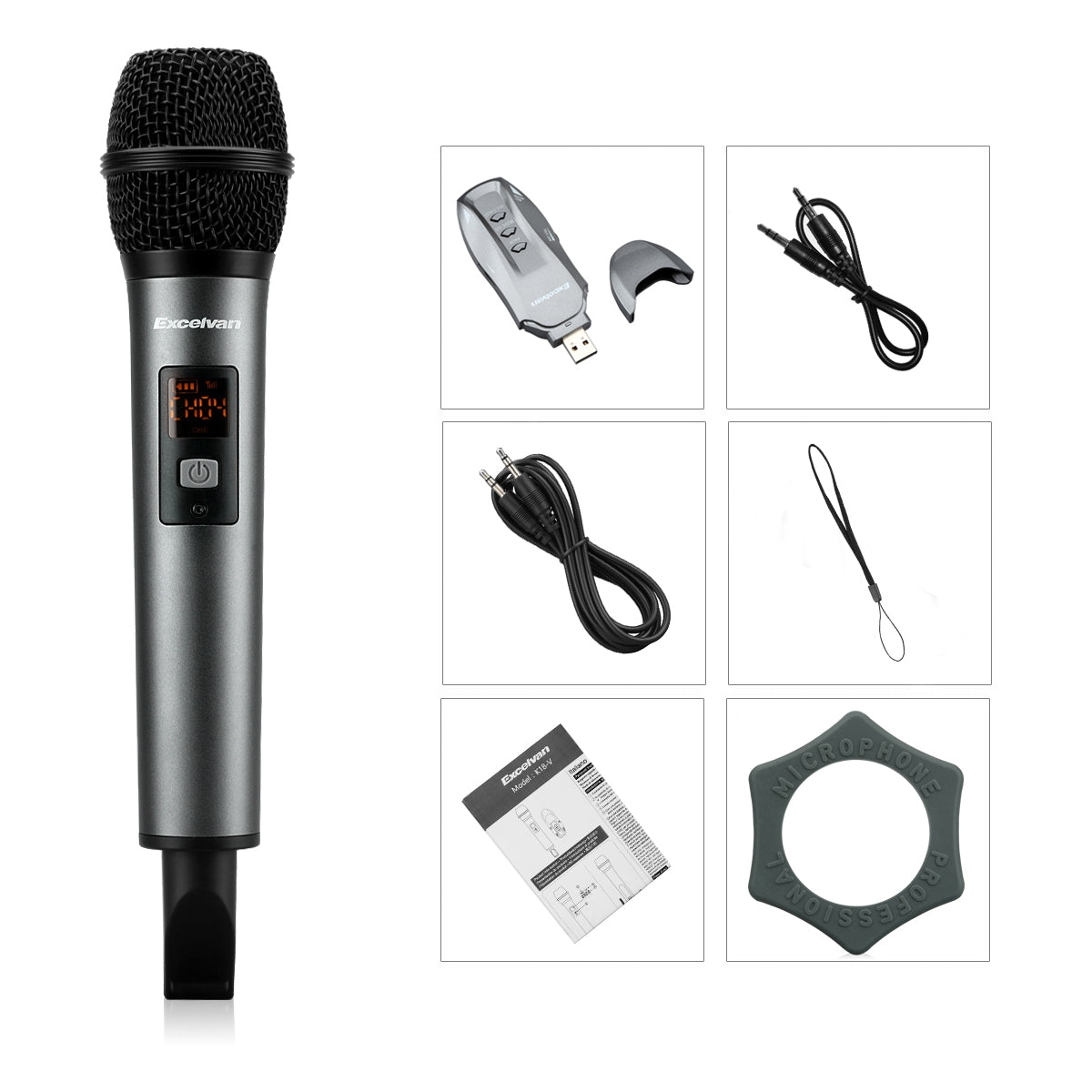 Excelvan K18-V  Wireless  Microphone