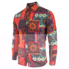Ethnic Tribal Flowers Print Casual Shirt