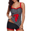 Ruffles Polka Dot Tankini and Boyshort