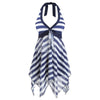 Bowknot Striped Halter Tankini and Boyshort