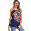 Printed Casual Cami Tank Top