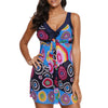 Printed Cinched Tankini and Boyshort