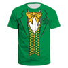 3D Bowknot Printed Short Sleeve Tee