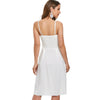 Smocked Tie Front Buttoned Dress