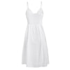 Smocked Tie Front Buttoned Dress