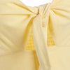 Smocked Tie Front Buttoned Dress