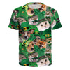 Animal Print Short Sleeve Tee