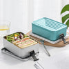 Jordan Judy CD800148009 Outdoor Picnic Travel Student Aluminum Lunch Box