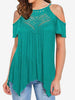 Hollow Out Cold Shoulder Tee