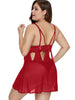Plus Size Cut Out Lace Panel Babydoll Sexy Style