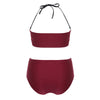Ruched Criss Cross Bikini Set