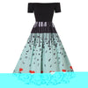 Off The Shoulder A Line Dress