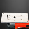 Aluminum Router Table Insert Plate with Fixing Screws for Woodworking Benches