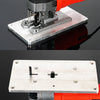 Aluminum Router Table Insert Plate with Fixing Screws for Woodworking Benches
