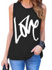 Love Print Tank Top