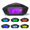 Universal LCD Motorcycle Speedometer with 7-color Backlight