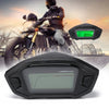 Universal LCD Motorcycle Speedometer with 7-color Backlight