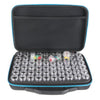 60-grid Diamond Painting Accessory Storage Case with 60 Plastic Bottles