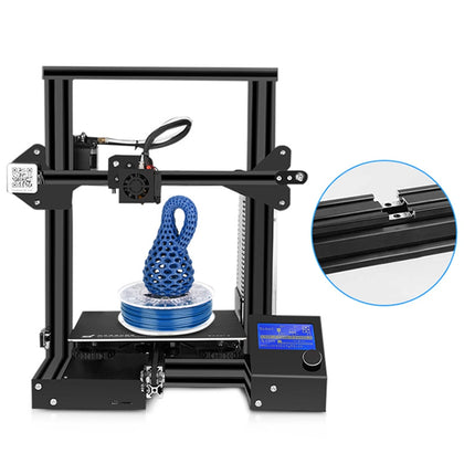 Creality 3D Ender - 3X ( Ender - 3 Upgraded Version ) 3D Printer with Tempered Glass Bed + 5pcs 0.4mm Nozzle