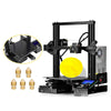 Creality 3D Ender - 3X ( Ender - 3 Upgraded Version ) 3D Printer with Tempered Glass Bed + 5pcs 0.4mm Nozzle