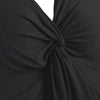 Knotted Cold Shoulder Mini Women Dress