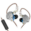 KZ ZSN pro Headphones Quad-core Moving Iron Double Circle Diy Custom Wireless  Call Sports