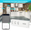 PAVLIT FBE2 Smart WiFi Power Strip with 3 AC EU Outlets 4 USB Ports 750 Deg.C Flame-resistant Material for Safe Use