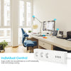 PAVLIT FBE2 Smart WiFi Power Strip with 3 AC EU Outlets 4 USB Ports 750 Deg.C Flame-resistant Material for Safe Use