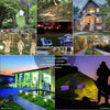 Solar Powered Outdoor Mosquito Fly Bug Insect Zapper Killer Trap Lamp Light