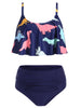 Dinosaur Print Ruffle Bikini Set