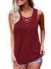 Sleeveless Criss Cross Tank Top