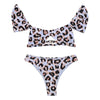 Two-piece Swimsuit Leopard Print Sexy Bikini Set