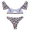 Two-piece Swimsuit Leopard Print Sexy Bikini Set