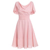 Flounce A Line Dress