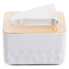 Jordan Judy Natural Bamboo Wood / Traditional Process / Hard Reliable Tissue Box
