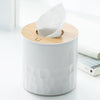 Jordan Judy Natural Bamboo Wood / Traditional Process / Hard Reliable Tissue Box