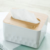 Jordan Judy Natural Bamboo Wood / Traditional Process / Hard Reliable Tissue Box