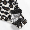 Sexy Leopard Sling Openwork Tied Jumpsuit