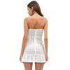 Sexy Openwork Floral Ruffled Hip Women Dress