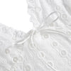 Sexy Openwork Floral Ruffled Hip Women Dress