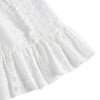 Sexy Openwork Floral Ruffled Hip Women Dress