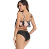 Floral Print Overlay Bikini Set