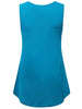 V-neck Solid Color Tank Top